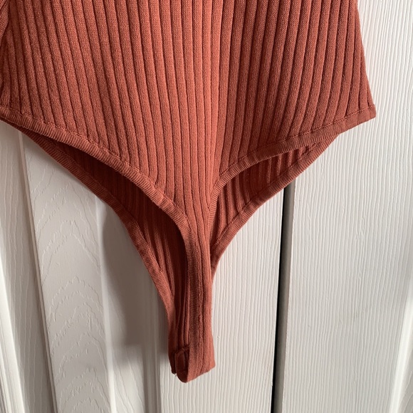 Beige EUC LOVE TREE Ribbed Bodysuit - Picture 3 of 7